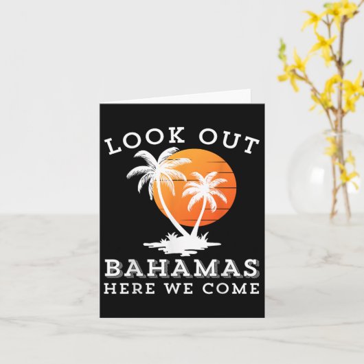 Beach-Reisegruppe Matching Spring Break Summer Karte (Gelbe Blume)