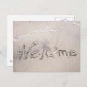 Beach Rentals begrüßt Postkarte (Vorne/Hinten)