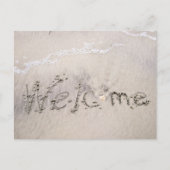 Beach Rentals begrüßt Postkarte (Vorderseite)