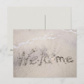 Beach Rentals begrüßt Postkarte (Vorne/Hinten)