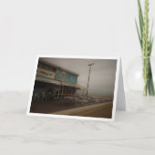 Beach Restaurant, Strand der Malvarrosa, Spanien Karte (Vorderseite)