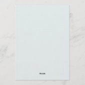 Beach Retirement Party  Einladung (Rückseite)