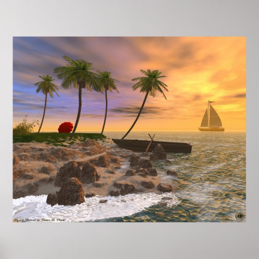 Beach Retreat Poster (Vorne)