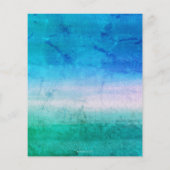 Beach Retro Art Sommerhochzeit Einladung (Rückseite)