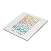 Beach Retro Letting Vintag Holiday Summer Fliese (Seite)