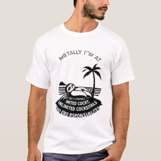 Beach Retro T - Shirt | Sloth & Sunset Design