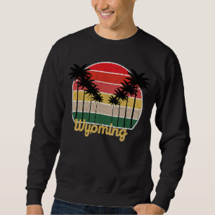 Beach Retro Wyoming Summer Grunge Sweatshirt