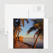 Beach Roatan Honduras Postkarte (Vorne/Hinten)