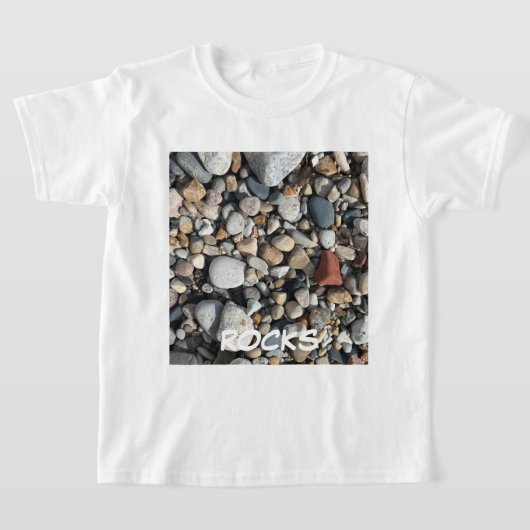 BEACH ROCKS FOTO JUGEND KIDS KINDER T - Shirt (Ablage )
