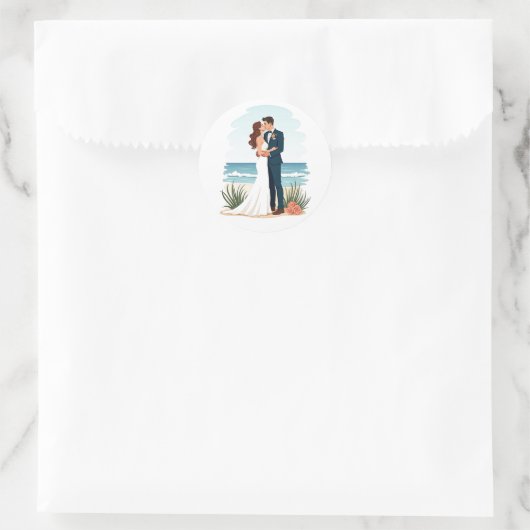 Beach Romance Sticker (Tasche)