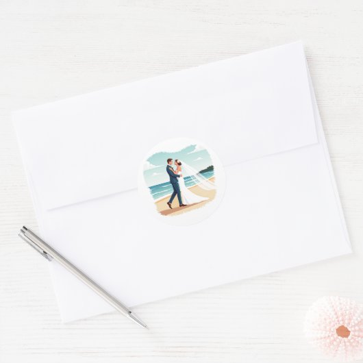 Beach Romance Sticker (Umschlag)