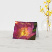 Beach Rose Geburtstag Karte (Gelbe Blume)