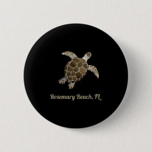 Beach Rosemary, Fl Marine Biology Rette The Sea Tu Button