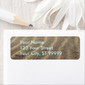 Beach Sand Address Labels (Insitu)