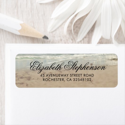 Beach Sand and and Waves Wedding (Insitu)