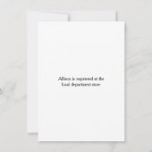 Beach Sand and Sea Foam Brautparty Einladung (Rückseite)