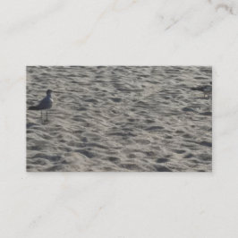 Beach Sand Business Cards Visitenkarte