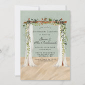 Beach Sand Canopy Bridesmaids Luncheon Invites (Vorderseite)