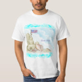 Beach Sand Castle T-Shirt (Vorderseite)