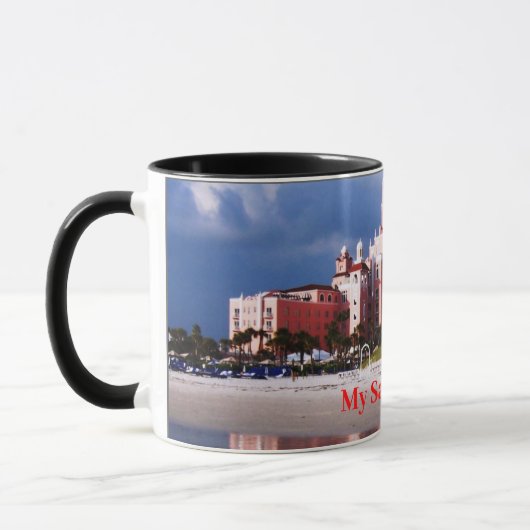 Beach Sand Castle Tasse (Links)