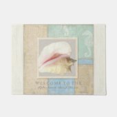 Beach Sand Coastal Dekoration Personalisierte Will Fußmatte (Vorderseite)