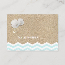 Beach Sand Dollars Platzkarte