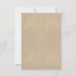 Beach Sand Dollars UAWG RSVP Karte