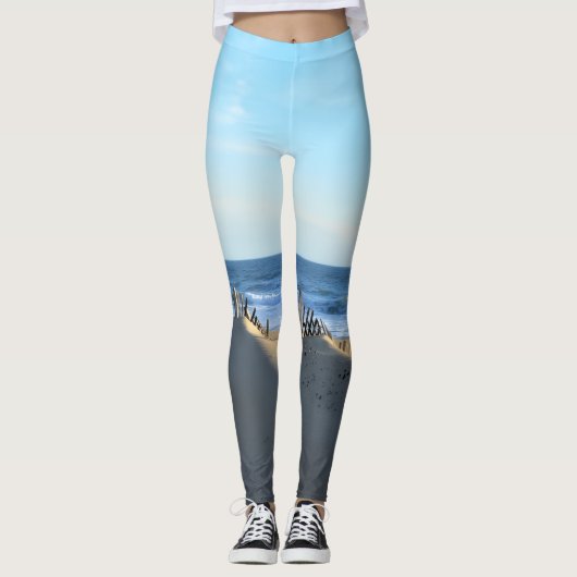 Beach Sand Dune OBX Yoga Pants Leggings (Vorderseite)