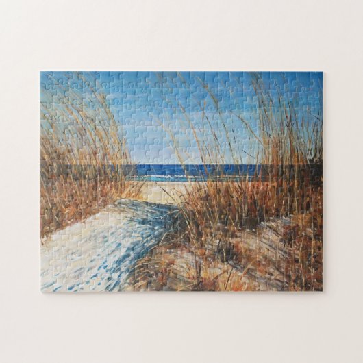 Beach Sand Dunes Coastal Art Puzzle (Horizontal)