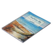 Beach Sand Dunes Vacation Gästebuch Notizblock (Linke Seite)
