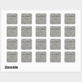Beach Sand Heart Custom Wedding Stickers (Blatt)