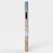 Beach Sand Hearts mit Namen Case-Mate iPhone Hülle (Hinten/Rechts)