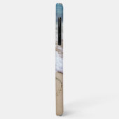 Beach Sand Hearts mit Namen Case-Mate iPhone Hülle (Hinten/Links)