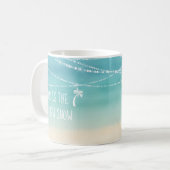 Beach Sand ist der neue Schnee Florida Winter Kaffeetasse (Vorderseite Links)