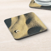 Beach Sand Muschel Foto Untersetzer (Linke Seite)