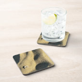 Beach Sand Muschel Foto Untersetzer (Rechte Seite)