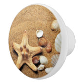 Beach Sand Muscheln Zeichne Knobs Keramik Pull Keramikknauf (Rechts)