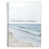 Beach Sand Ocean Notizblock (Vorderseite)