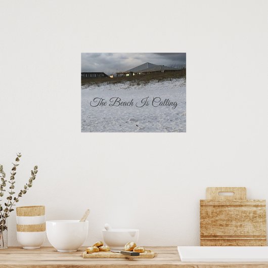 Beach Sand Poster (Küche)