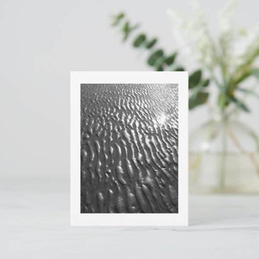 Beach Sand Ripples Postkarte (Stehend Vorderseite)