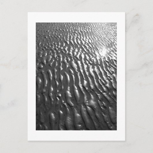Beach Sand Ripples Postkarte (Vorderseite)