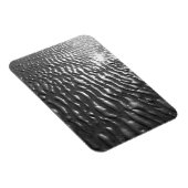 Beach Sand Ripples Postkarte Magnet (Rechte Seite)