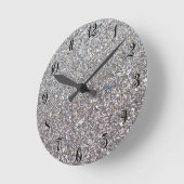 Beach Sand Runde Wanduhr (Winkel)