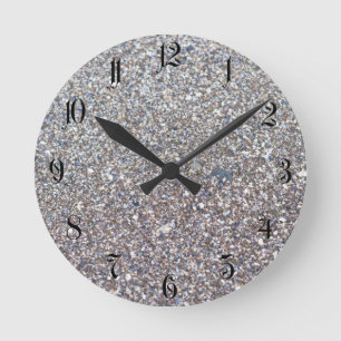 Beach Sand Runde Wanduhr