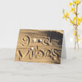 Beach Sand Seashell Foto Gute Bilder Zitat Spaß Karte (Gelbe Blume)