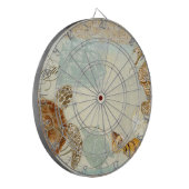 Beach Sand Seashore Collage Turtle Sea Horse Shell Dartscheibe (Vorderseite Links)