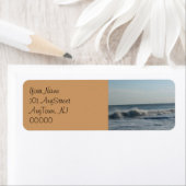 Beach Sand Wedding Address Labels (Insitu)