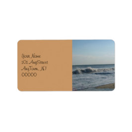 Beach Sand Wedding Address Labels