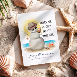 Beach Sandman Frosty Drinks Weihnachten
