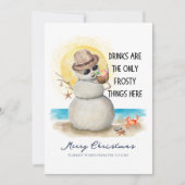 Beach Sandman Frosty Drinks Weihnachten (Vorderseite)
